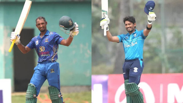 ঢাকা প্রিমিয়ার লিগে রানের ঝড় তুলেছে বাংলাদেশের অবহেলিত দুই ব্যাটার নাঈম ও বিজয়