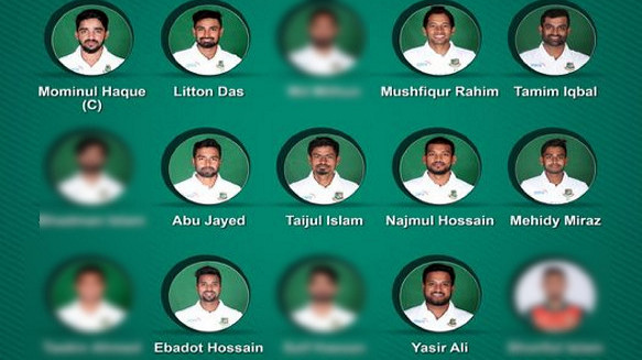 শ্রীলঙ্কার বিপক্ষে দুই ম্যাচ টেস্টে সিরিজের জন্য ১৫ সদস্যের স্কোয়াড ঘোষণা করলো বাংলাদেশ