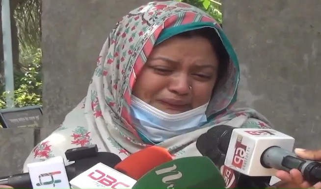 মোশাররফ হোসেন রুবেলের কবর স্থায়ী করার জন্য প্রধানমন্ত্রীর কাছে স্ত্রী চৈতির আকুতি