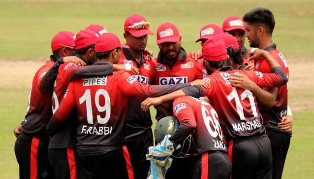 শেষ হলো গাজী গ্রুপ ক্রিকেটার্স ও রূপগঞ্জ টাইগার্সের মধ্যকার ম্যাচ, দেখেনিন ফলাফল