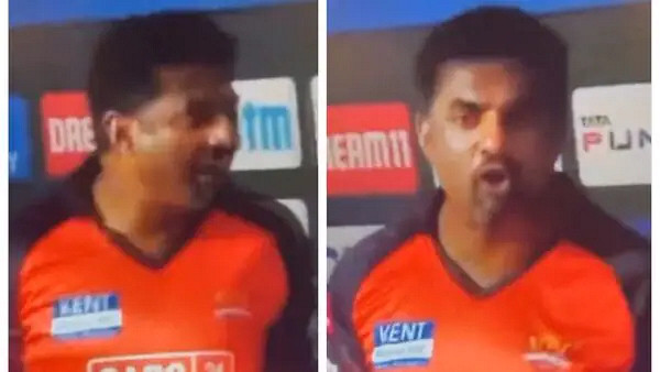 শেষ ওভারে রশিদ ছক্কা মারতেই খেপে গেলেন মুরলী, ভিডিও ভাইরাল