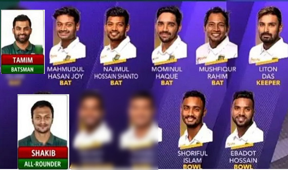 শ্রীলঙ্কার বিপক্ষে প্রথম টেস্ট ম্যাচের জন্য শক্তিশালী একাদশ ঘোষণা করলো বাংলাদেশ