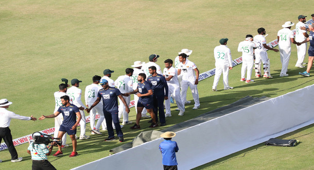 এইমাত্র শেষ হলো বাংলাদেশ বনাম শ্রীলঙ্কার মধ্যকার ২য় টেস্টের খেলা, দেখেনিন ফলাফল