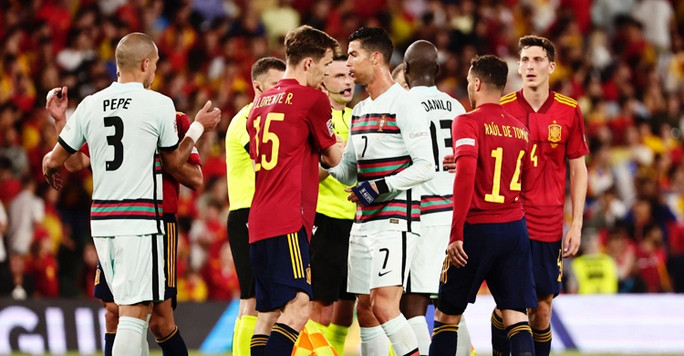 হাড্ডাহাড্ডি লড়াইয়ে শেষ হলো পর্তুগাল ও স্পেনের মধ্যকার ম্যাচ, দেখেনিন ফলাফল