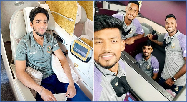 মুমিনুল এমিরেটসে, ৫ জন এয়ারওয়েজে