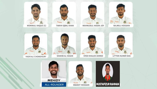 ৬ ব্যাটার, ২ অলরাউন্ডার ও ৩ পেসার নিয়ে ওয়েস্ট ইন্ডিজের বিপক্ষে বাংলাদেশের শক্তিশালী একাদশ ঘোষণা