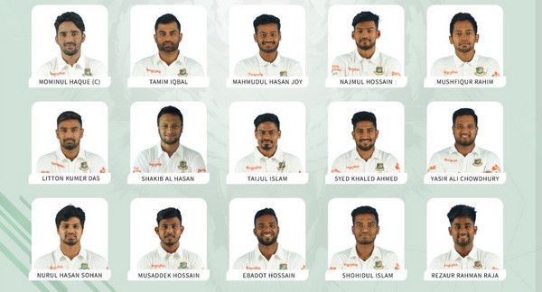 ওয়েস্ট ইন্ডিজের বিপক্ষে ২য় টেস্টে জন্য চমক দিয়ে ১৬ সদস্যের শক্তিশালী স্কোয়াড ঘোষণা করলো বিসিবি
