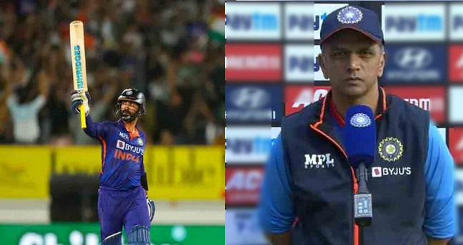 দীনেশ কার্তিক টি২০ বিশ্বকাপের টিকিট পাবেন কিনা সরাসরি জানিয়ে দিলেন কোচ রাহুল দ্রাবিড়