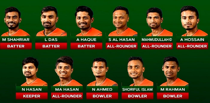 ৪ ব্যাটার, ৪ অলরাউন্ডার, ও তিন বোলার নিয়ে ২য় টি-২০ ম্যাচের জন্য বাংলাদেশের শক্তিশালী একাদশ ঘোষণা