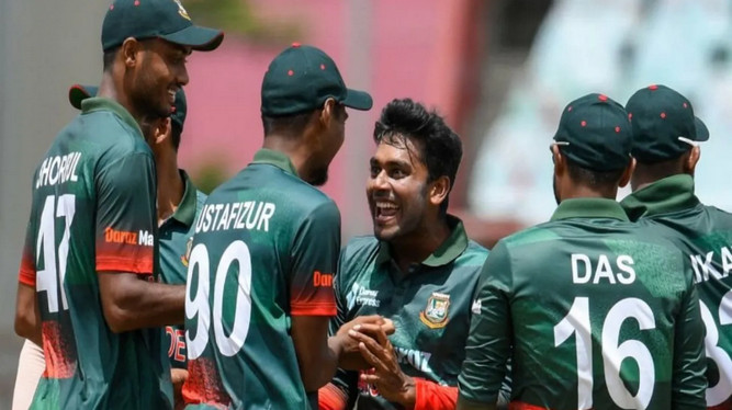 ওয়েস্ট ইন্ডিজকে সর্বনিম্ন রানে অলআউট করে বিশ্বরেকর্ড গড়লো বাংলাদেশ