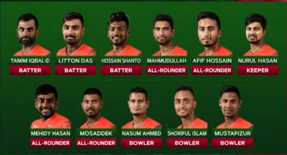 আজ ওয়েস্ট ইন্ডিজের বিপক্ষে শেষ ওয়ানডেতে শক্তিশালী একাদশ নিয়ে মাঠে নামছে বাংলাদেশ