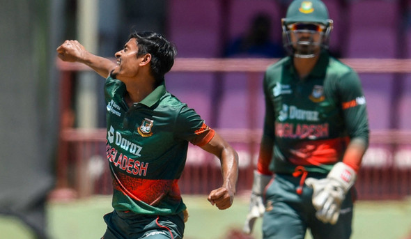 তাইজুলের ইতিহাস গড়া বোলিংয়ে অলআউট ওয়েস্ট ইন্ডিজ