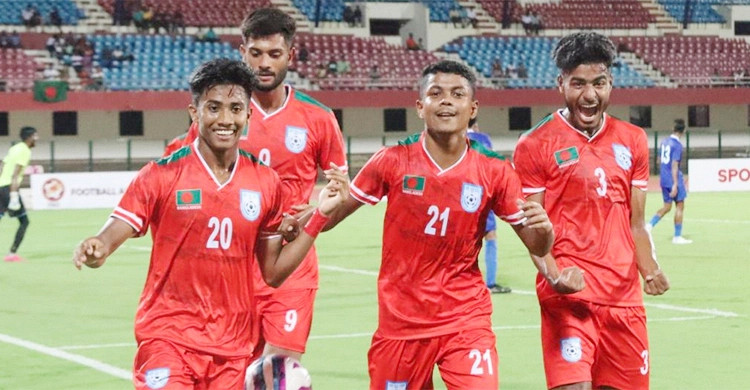 মালদ্বীপকে গোল বন্যায় ভাসিয়ে ফাইনালের পথে বাংলাদেশ