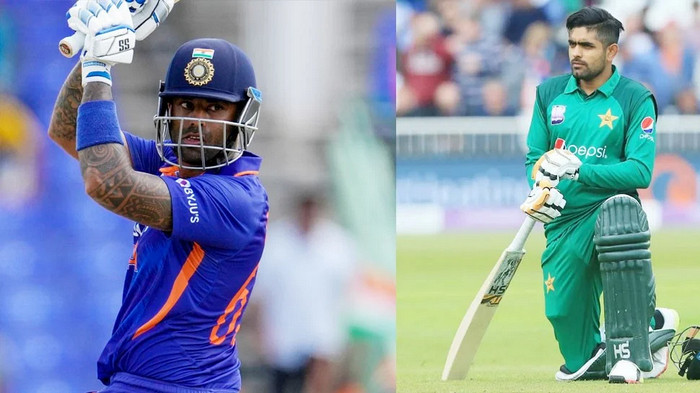 বাবর আজমের এক নম্বর জায়গা ছিনিয়ে নেবেন সূর্যকুমার