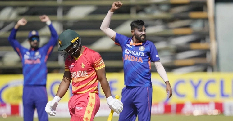 শেষ প্রথম ওয়ানডে ম্যাচ, জিম্বাবুয়েকে বিশাল লজ্জা দিল ভারত