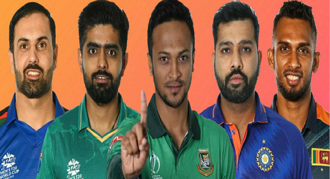 এশিয়া কাপের ৫ দলের চূড়ান্ত স্কোয়াড ঘোষণা
