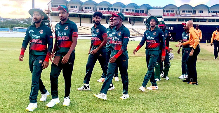 অবিশ্বাস্য ভাবে শেষ হলো বাংলাদেশ বনাম ওয়েস্ট ইন্ডিজের মধ্যকার ম্যাচ, দেখেনিন ফলাফল
