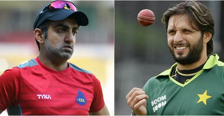 গম্ভীরকে নিয়ে অবিশ্বাস্য মন্তব্য করলেন আফ্রিদি