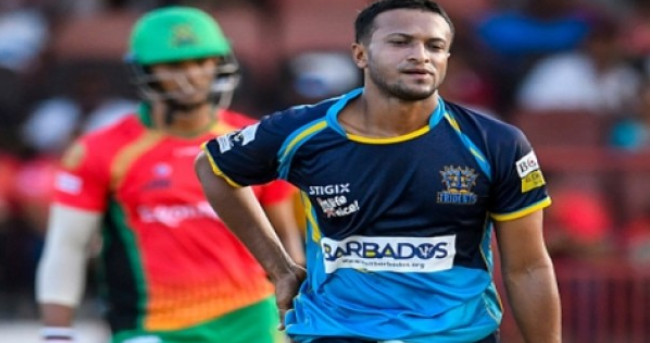সিপিএল খেলতে রাতে দেশ ছাড়বেন সাকিব