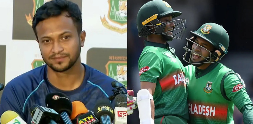 মুশফিকের অবসর নিশ্চুপ সাকিব