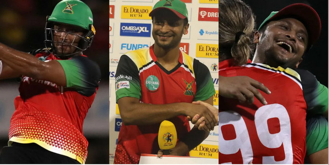 একনজরে দেখেনিন সিপিএলে ব্যাট ও বল হাতে সাকিবের পারফরম্যান্স