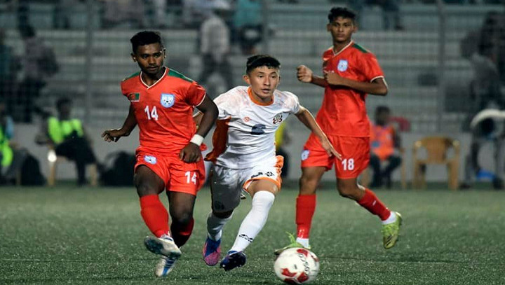 শেষ হলো বাংলাদেশ বনাম ভুটানের মধ্যকার ম্যাচের প্রথমার্ধের খেলা, দেখেনিন সর্বশেষ ফলাফল