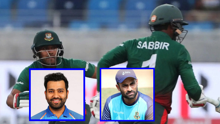 রোহিত শর্মার উদাহরণ টেনে মিরাজ-সাব্বিরকে নিয়ে মুখ খুললেন তামিম