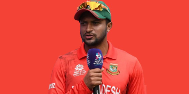 টি-টোয়েন্টি ক্রিকেট থেকে অবসর নিয়ে যে ঘোষণা দিলেন সাকিব