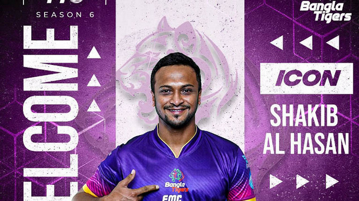 আরও তারকা ক্রিকেটারকে দলে ভেড়ালো সাকিবদের বাংলা টাইগার্স