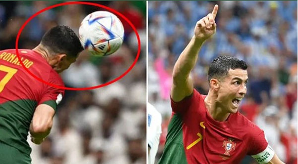 অবাক ফুটবল বিশ্ব: গোল না করেও গোলের দাবি রোনালদোর