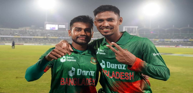 ইতিহাসের পর ইতিহাস গড়ে ভারতকে হারালেন মেহেদী ও মুস্তাফিজ