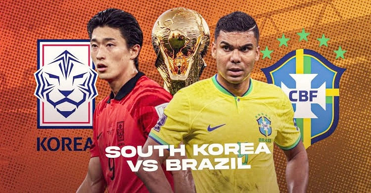 আজ দক্ষিণ কোরিয়ার বিপক্ষে মাঠে নামছে ব্রাজিল, দেখেনিন পরিসংখ্যান