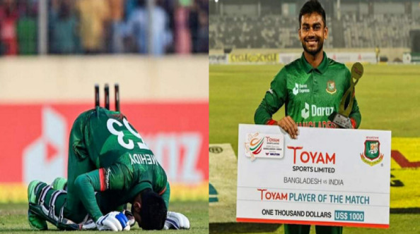 এক ইনিংসে পাঁচটি রেকর্ড গড়লেন মিরাজ