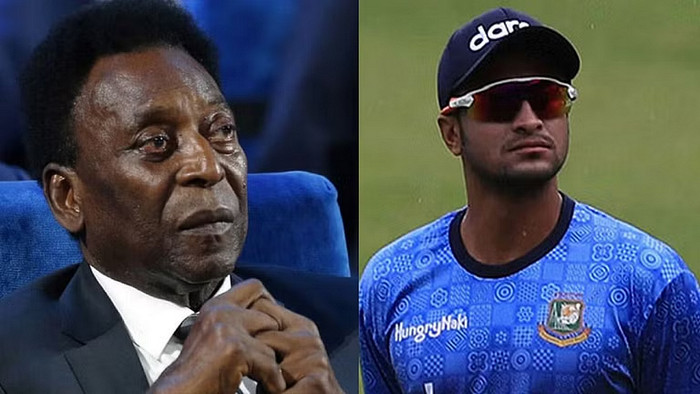 পেলেকে নিয়ে সাকিবের আবেগ ঘন পোষ্ট