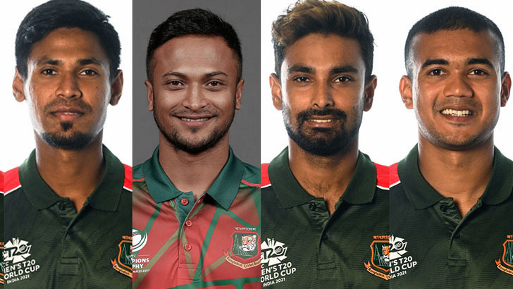 বাংলাদেশের বর্ষসেরা পাঁচ ক্রিকেটারের তালিকা প্রকাশ