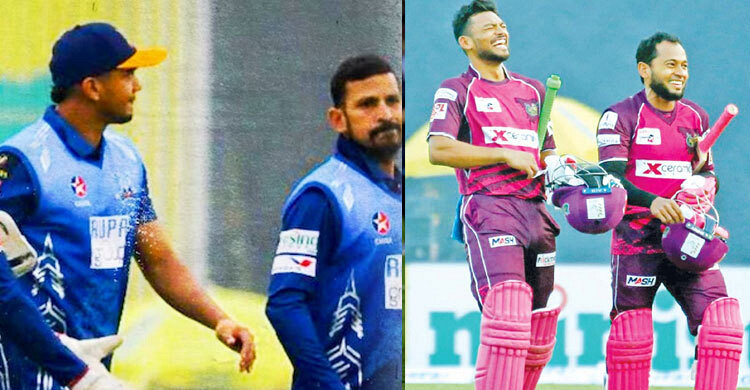 শেষ হলো ঢাকা ডমিনেটর্স বনাম সিলেট স্টাইকার্সের মধ্যকার ম্যাচের টস