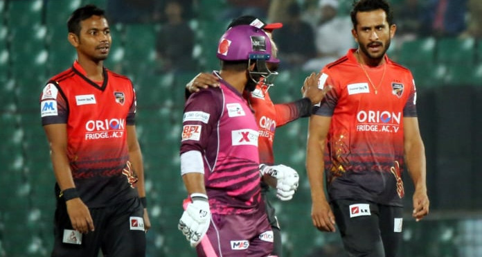 থিসারা-ইমাদের ব্যাটে লড়াই করার পুঁজি পেলো উড়তে থাকা সিলেট