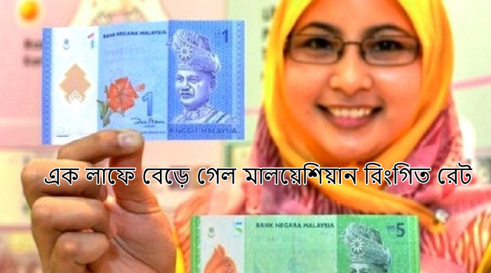 এক লাফে বেড়ে গেল মালয়েশিয়ান রিংগিত রেট, দেখেনিন আজকের রেট কত