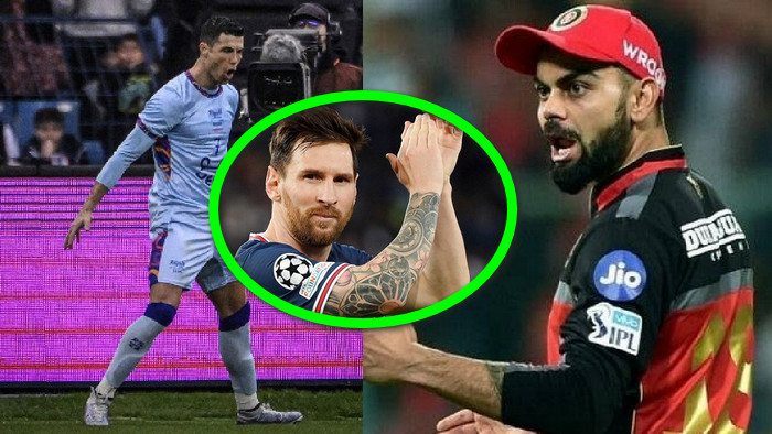 মেসিকে প্রশংসায় ভাসিয়ে রোনালদোর সমালোচকদের একহাত নিলেন কোহলি