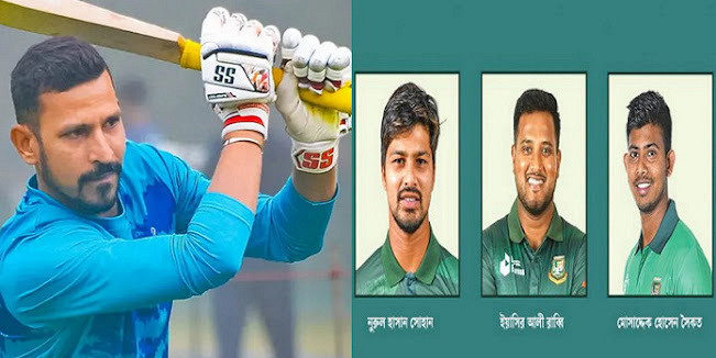 সোহান, রাব্বি, মোসাদ্দেকদের জায়গায় যেভাবে সুযোগ মিলতে পারে নাসিরের