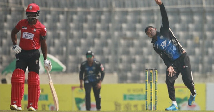 শেষ হলো মিরাজের চার ছক্কার ঝড়