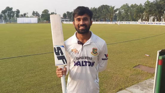 দূদার্ন্ত সেঞ্চুরি তুলে নিলেন সাদমান