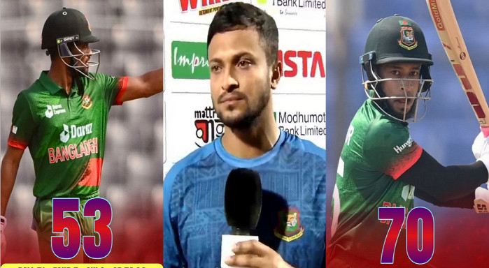 ফিফটি নয় আমাদের টপ অর্ডার ব্যাটারদের থেকে আমরা সেঞ্চুরির প্রত্যাশা করি : সাকিব