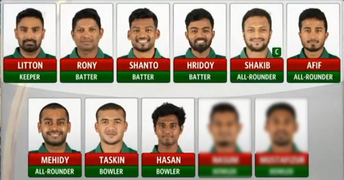 দুই পরিবর্তন নিয়ে আজকে ইংল্যান্ডের বিপক্ষে ৩য় টি-২০’র জন্য শক্তিশালী একাদশ ঘোষণা করলো বাংলাদেশ