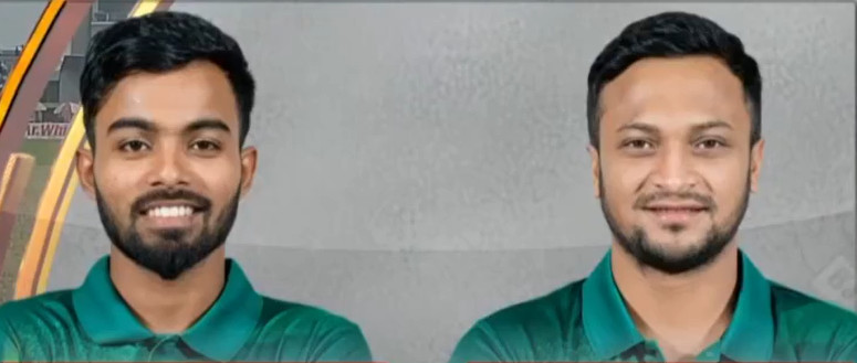 ৪, ৪, ৪, ২, ৪, ৪, সাকিবের ব্যাটিং ঝড়, বাংলাদেশের ডাবল সেঞ্চুরি