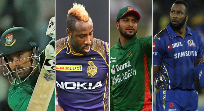 দ্য হান্ড্রেডের ড্রাফট: ট্রেন্ট বোল্ট, কাইরন পোলার্ড, আন্দ্রে রাসেলদের দলে সাকিব ও লিটন