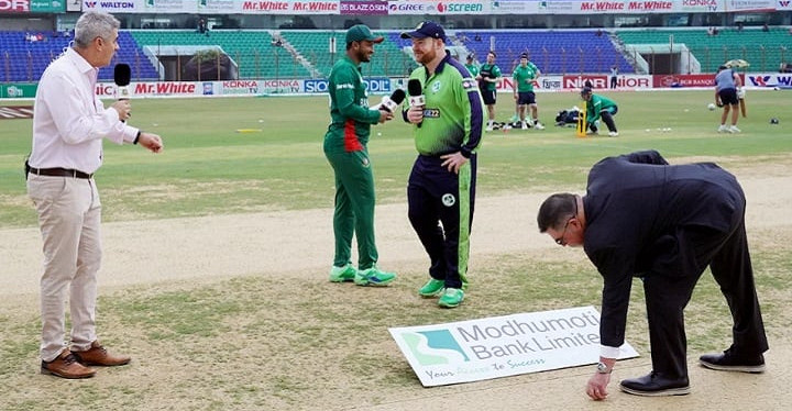 শেষ হলো বাংলাদেশ বনাম আয়ারল্যান্ডের মধ্যকার ৩য় টি-২০ ম্যাচের টস, দেখেনিন ফলাফল
