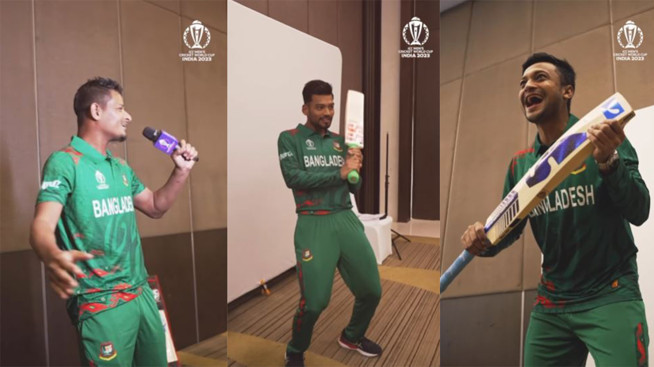 বিশ্বকাপের ফটোসেশন করেছে নাচে-গানে, বাংলাদেশ