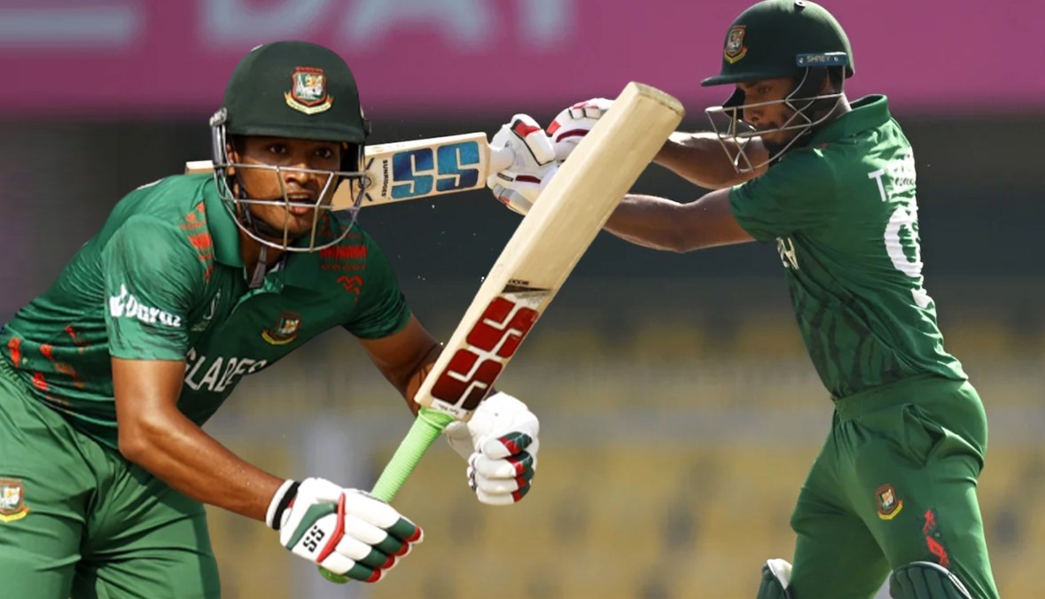 নাজমুল ও তানজিদকে হারিয়ে চাপে বাংলাদেশ