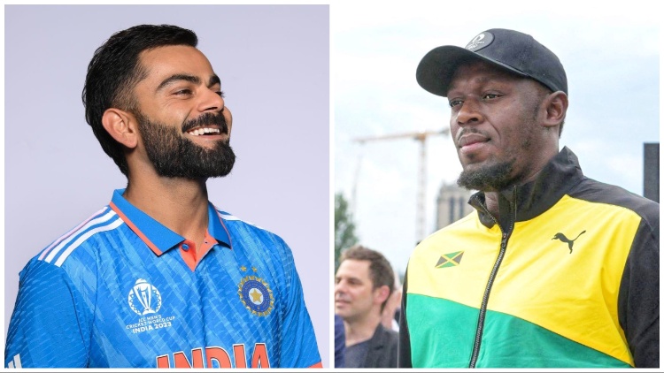 ভারত পাকিস্তান ম্যাচের আগে কোহলিকে কি  বললেন বোল্ট দেখে নিন
